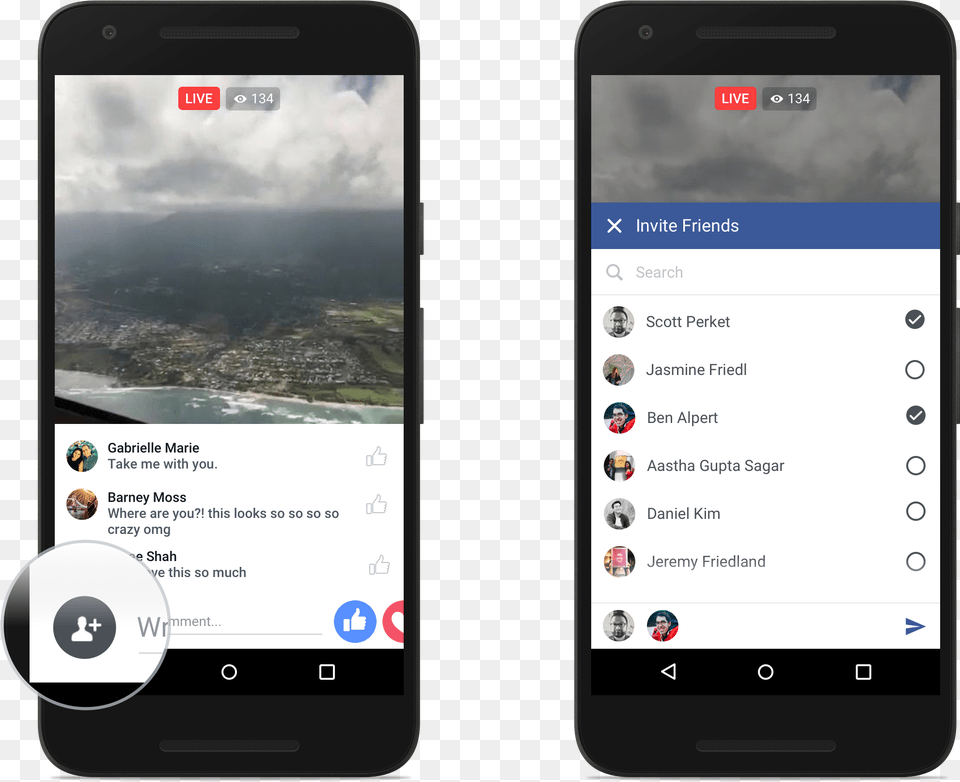 Facebook Live Mobile Template, Electronics, Mobile Phone, Phone, Person Png