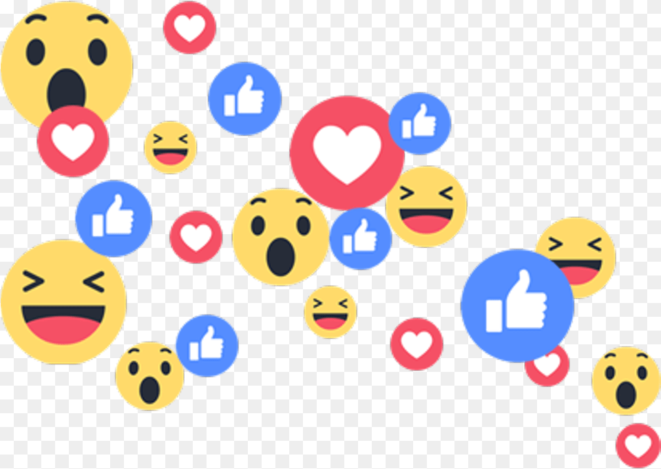 Facebook Live Reactions, Text Free Png