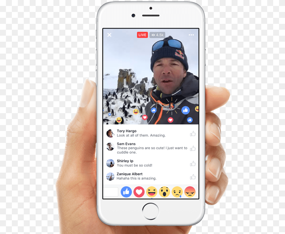 Facebook Live Screen 1 Image Facebook Live Video, Electronics, Mobile Phone, Phone, Baby Free Png Download