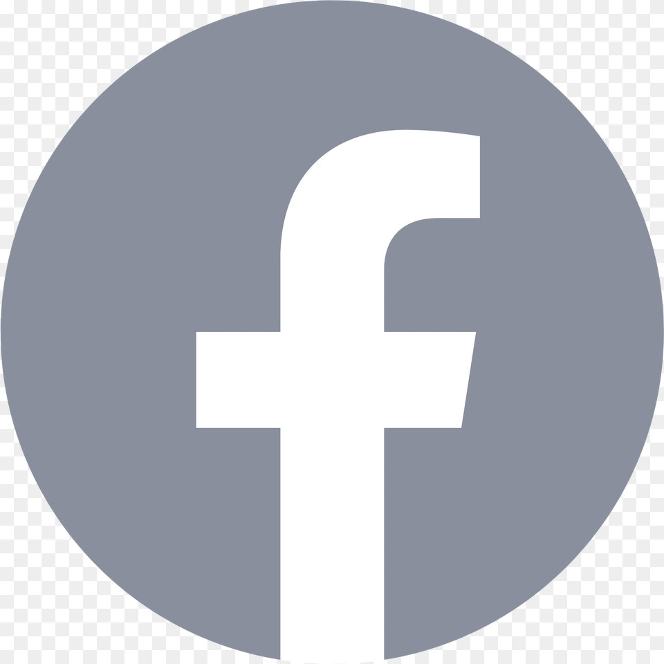 Facebook Logo 2019 Icon Of Flat Style Circle Facebook Svg, Cross, Symbol, Number, Text Free Png