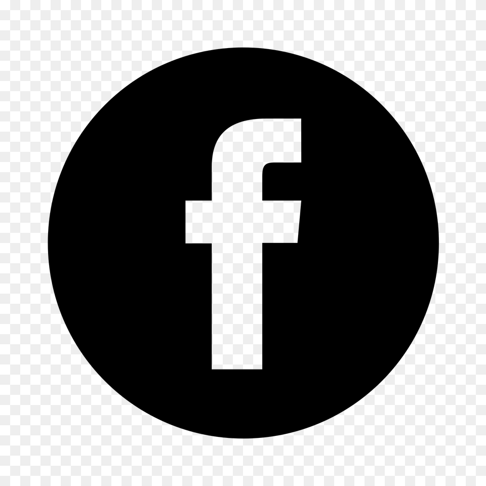 Facebook Logo, Gray Free Png