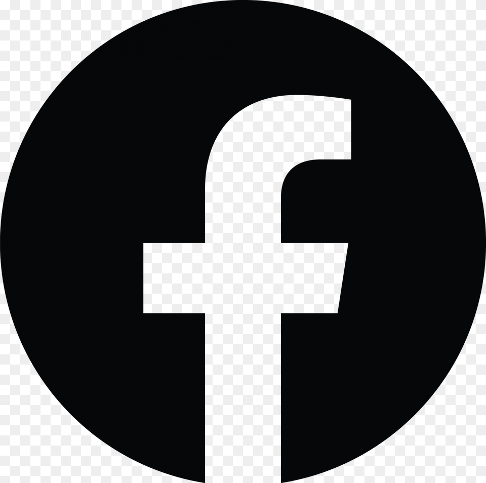 Facebook Logo Black Logo Facebook, Cross, Symbol Free Png