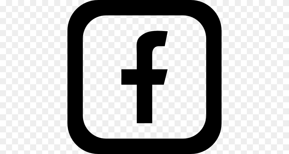 Facebook Logo Branco Image, Gray Png