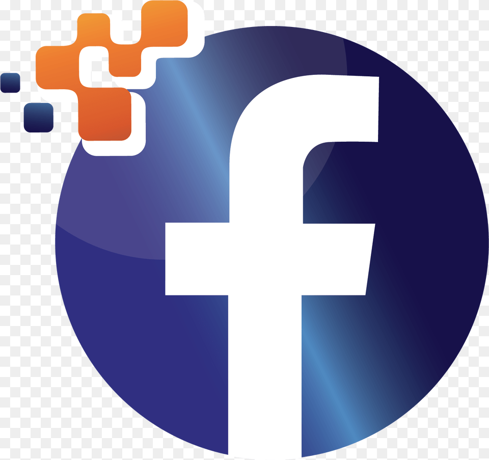 Facebook Logo Depicted In Net Credit Union Logo Circle Cross, Text, Symbol Png