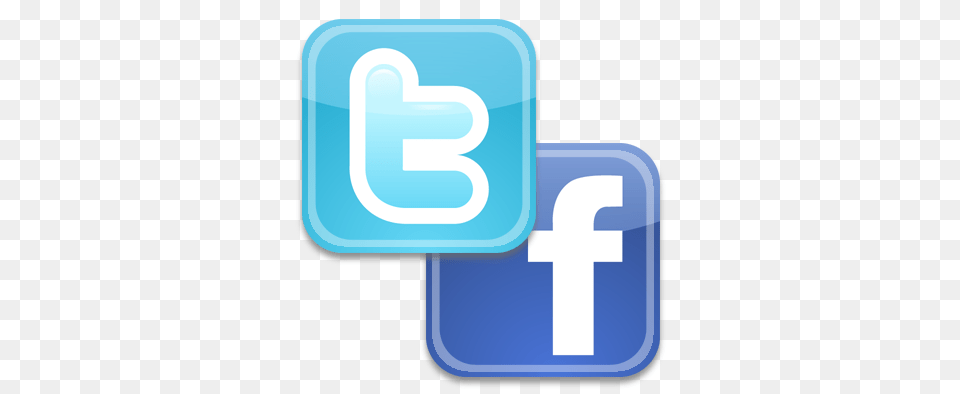 Facebook Logo Facebook Twitter Logos Small Hd Twitter Y Facebook Logo, Symbol, First Aid, Text Free Transparent Png