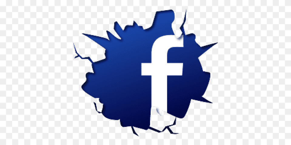 Facebook Logo Fb Crack Break Effect, Electronics, Hardware, Lighting, Symbol Png