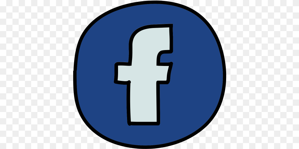 Facebook Logo Icon Of Doodle Style Available In Svg Individual Iconos De Redes Sociales, Cross, Symbol, Number, Text Free Transparent Png