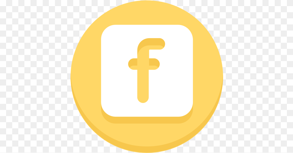 Facebook Logo Icon Of Social Media 1 Vertical, Symbol, Text, Cross Free Png Download