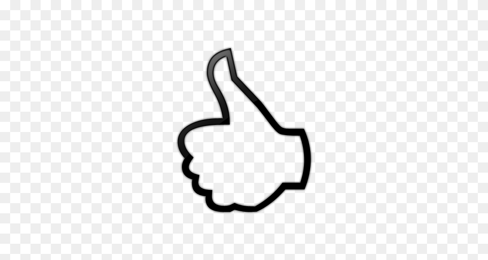 Facebook Logo Thumbs Up Like Transparent, Adapter, Electronics, Bag, Symbol Png Image