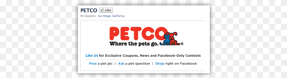 Facebook Marketing Success Stories You Should Model Petco, Text, Page Png