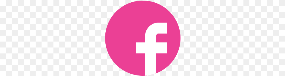 Facebook Media Pink Round Social Icon, First Aid, Logo, Symbol, Text Png