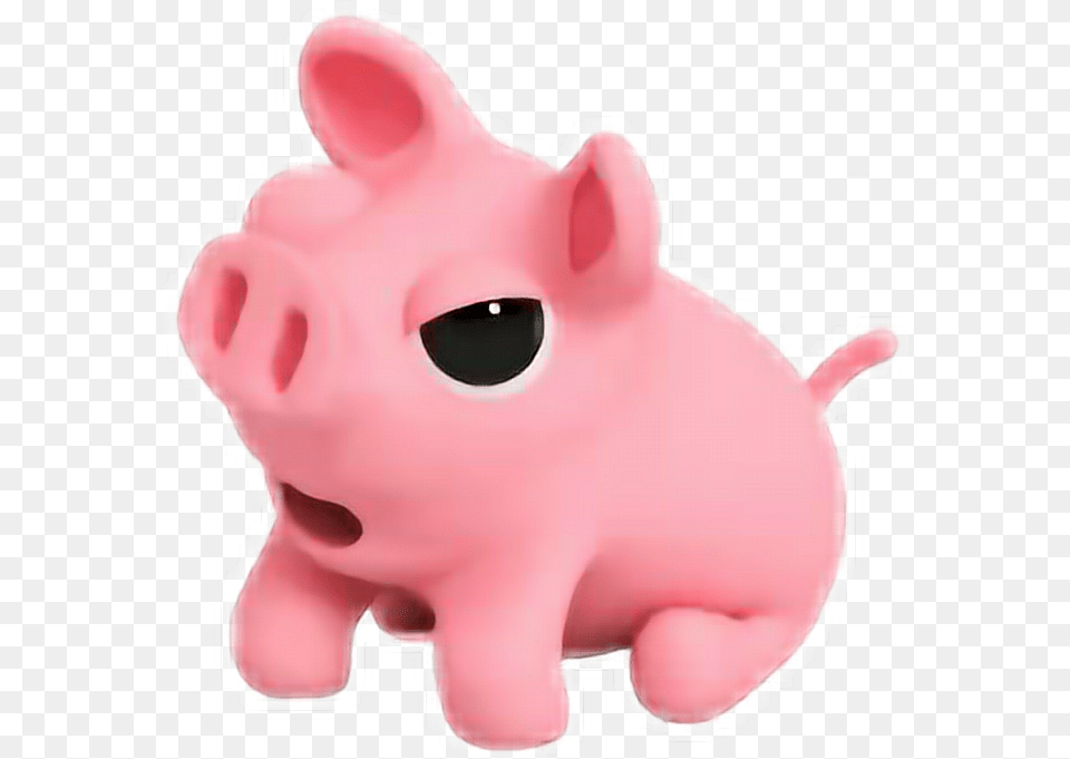 Facebook Mesenger Holk Tumblr Cerdo Pink Sticker Mugsy Stickers De Facebook, Piggy Bank, Toy Png Image
