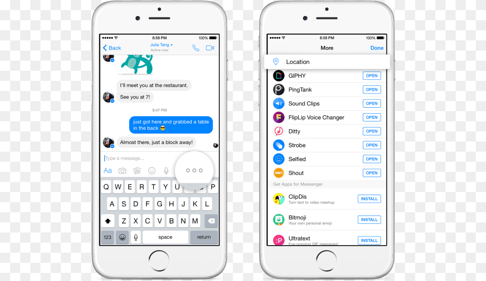 Facebook Messenger Is Getting Ads Whatsapp Business Labels Iphone, Electronics, Mobile Phone, Phone, Text Free Transparent Png