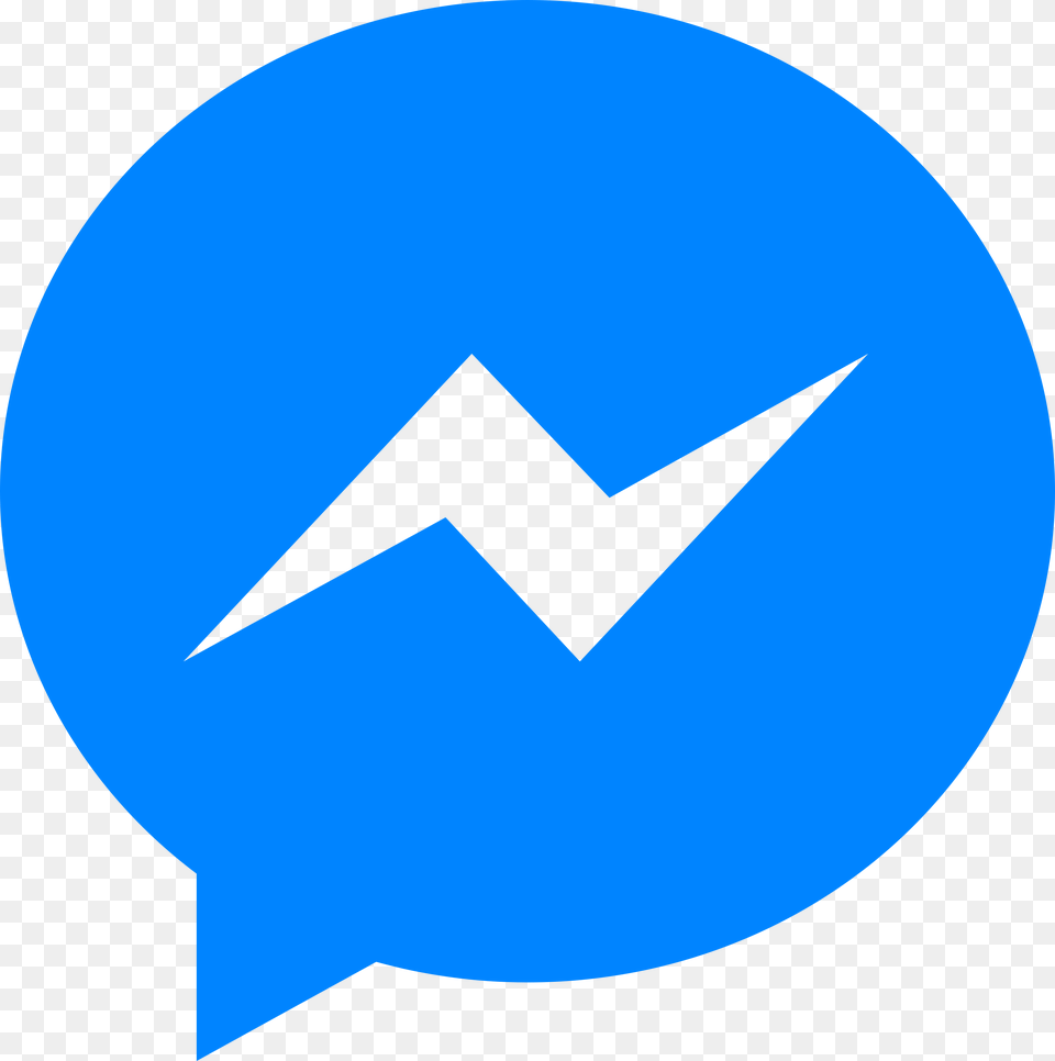 Facebook Messenger Logo Icon, Symbol, Star Symbol, Astronomy, Moon Free Png Download