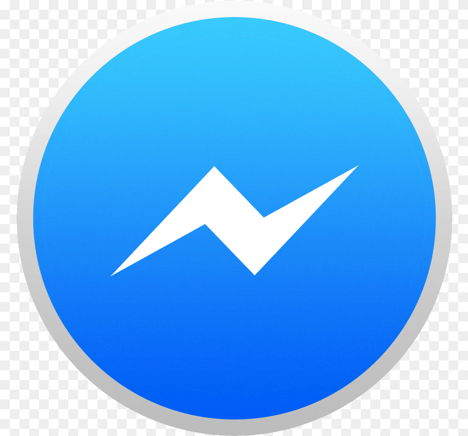 Facebook Messenger Logo Pictures Customer Chat Social Media Apps Logo Sign, Symbol, Disk Free Png