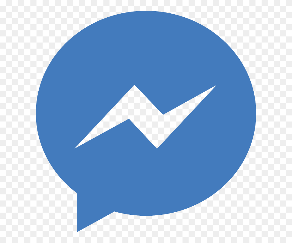 Facebook Messenger Logo Transparent Pictures, Symbol, Star Symbol, Astronomy, Moon Free Png