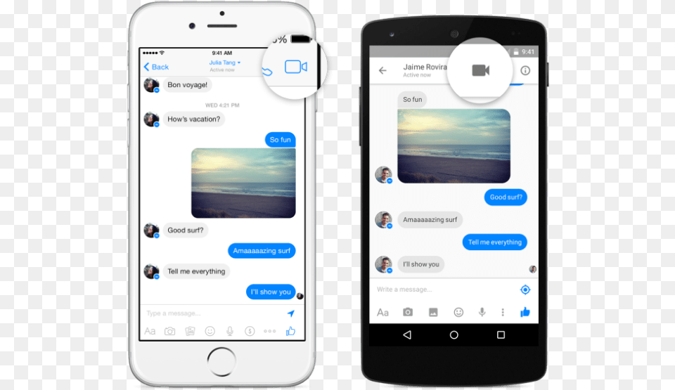 Facebook Messenger Scores Video Calling Feature Know If Someone Is On Video Call, Electronics, Mobile Phone, Phone, Text Free Transparent Png