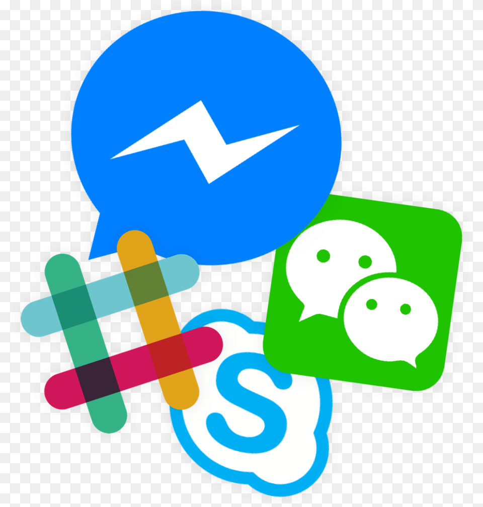 Facebook Messenger Slack Wechat Skype And Many More Free Png Download