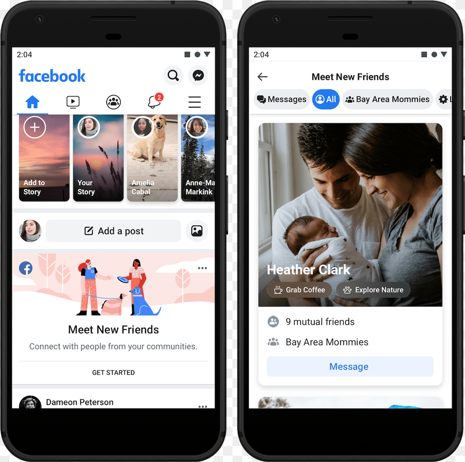 Facebook New Features 2019, Adult, Phone, Person, Mobile Phone Png Image