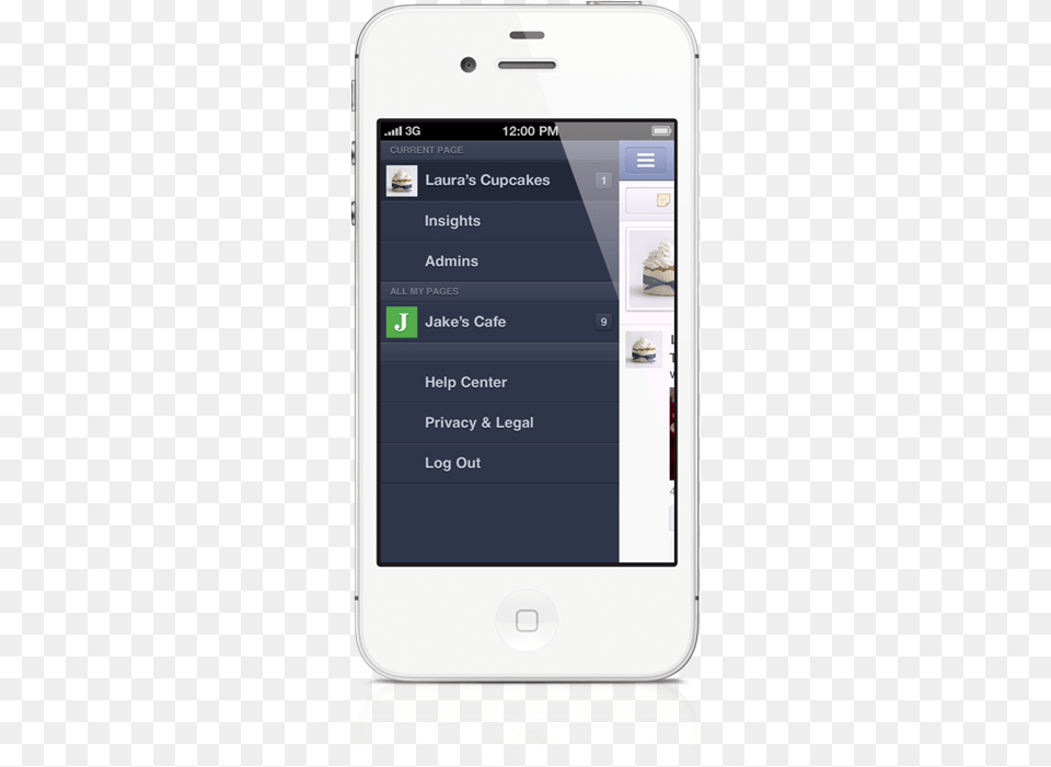 Facebook Pages Manager For Iphone Lets You Control Your, Electronics, Mobile Phone, Phone Free Transparent Png