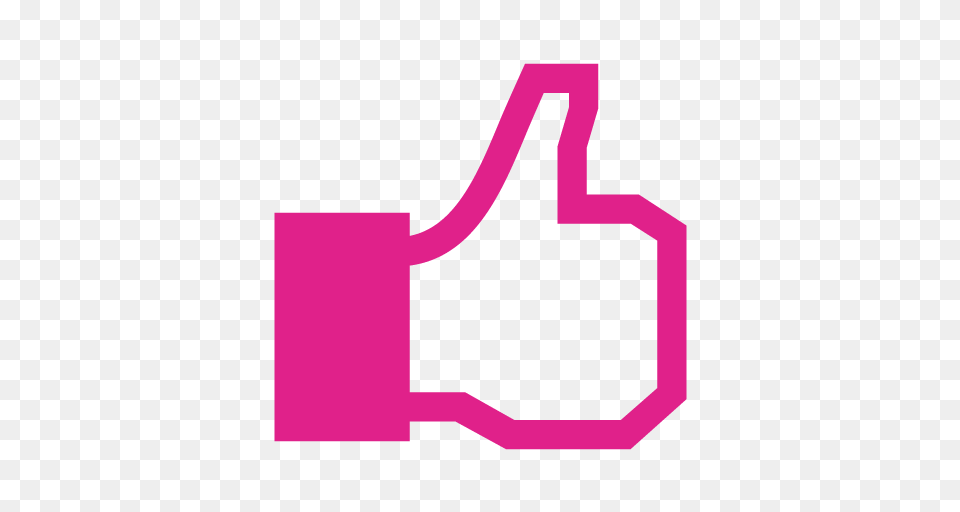 Facebook Pink Like, Symbol, Text, Number, Smoke Pipe Png Image