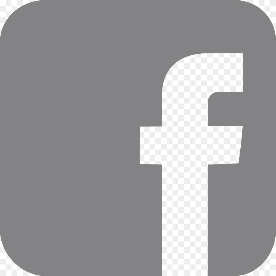 Facebook Pp Facebook And Youtube Logo, Gray Png