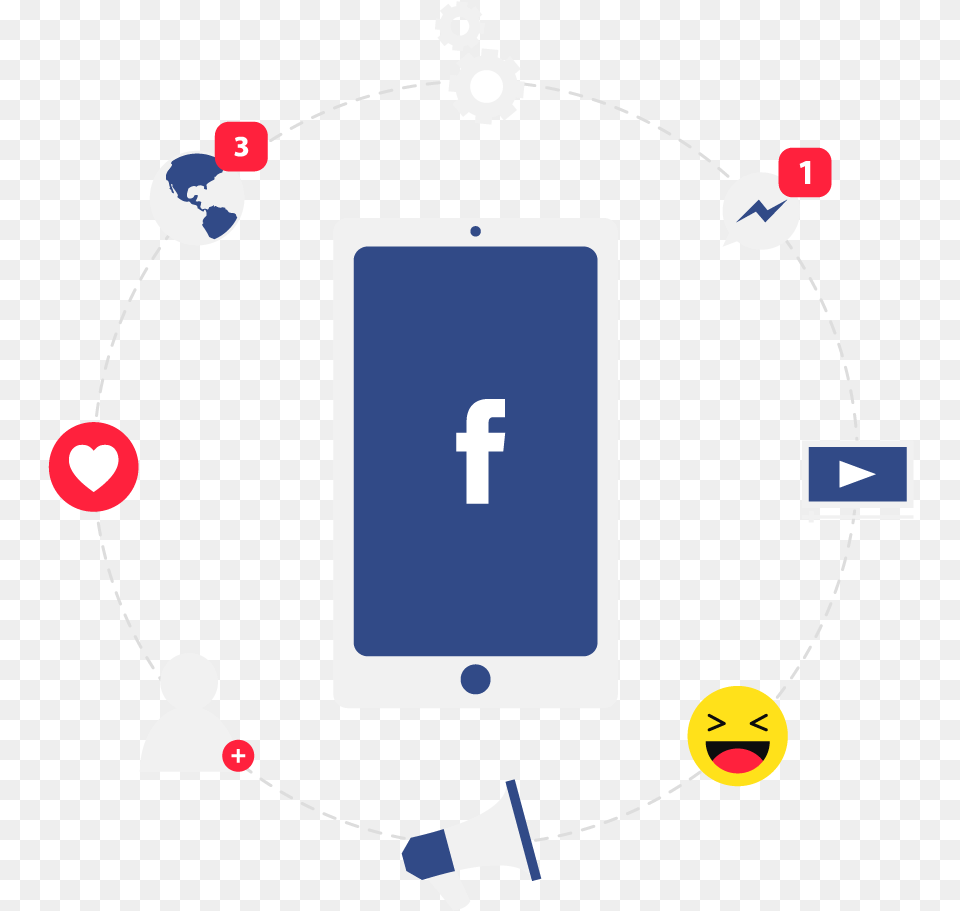 Facebook Reaction Icon Circle Png Image