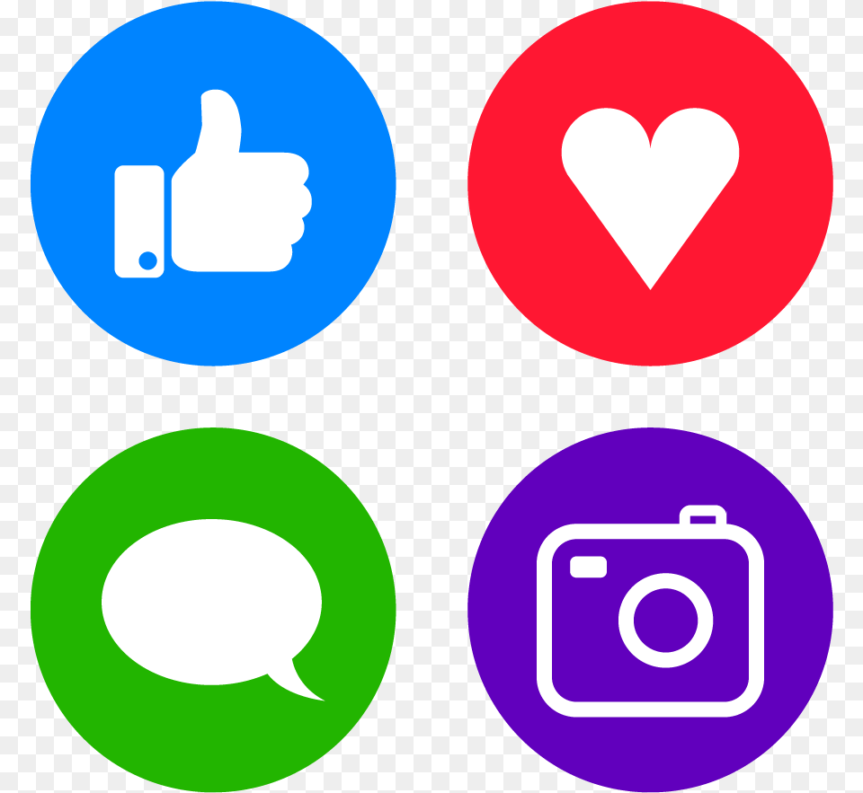 Facebook Round Like Button, Light Free Png Download