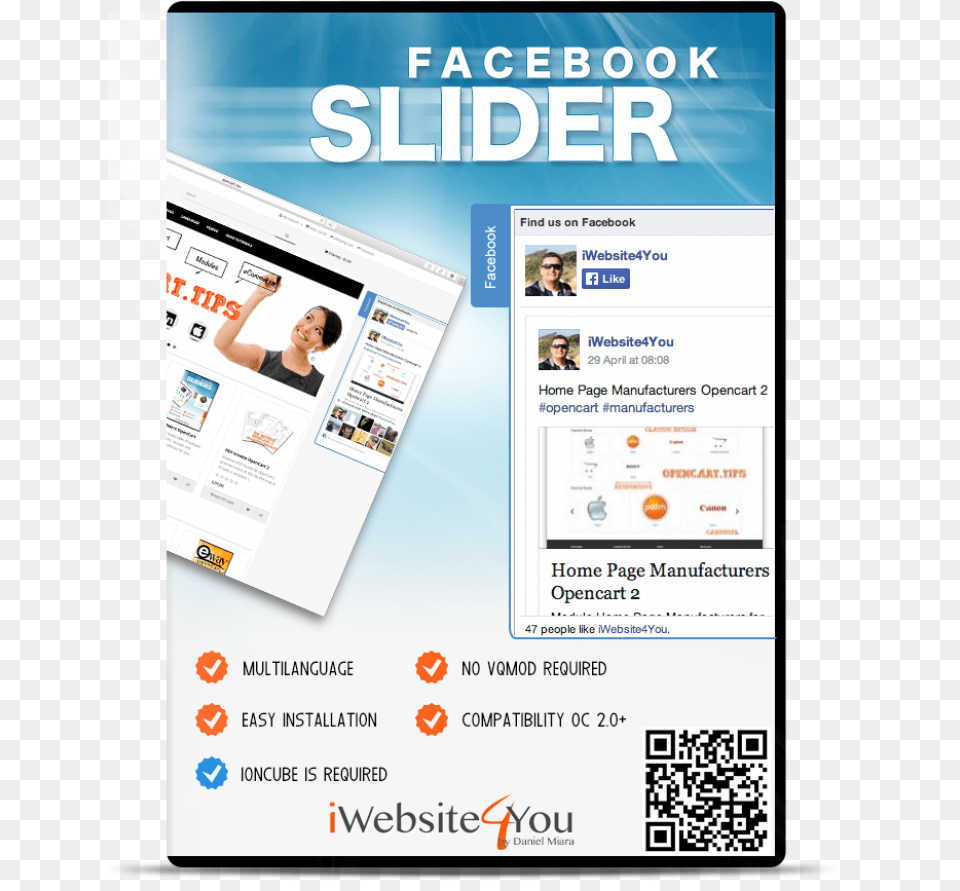 Facebook Slider Opencart Ilir Bajri Beyond, Advertisement, Poster, File, Person Free Png