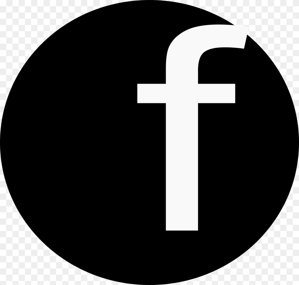 Facebook Social Media Icon Facebook Logo Black, Cross, Symbol, First Aid Free Transparent Png