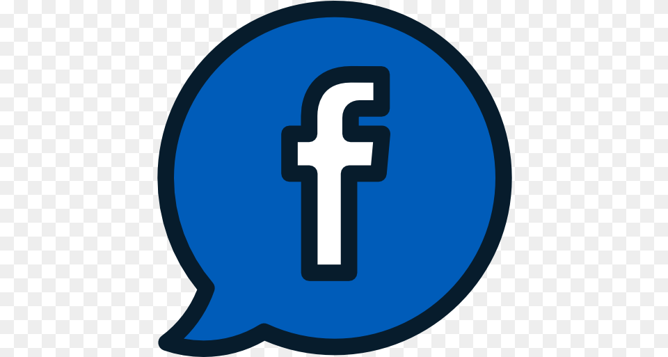 Facebook Social Network Brands And Logotypes Speech Facebook Bubble Icon, Symbol, Text Png Image