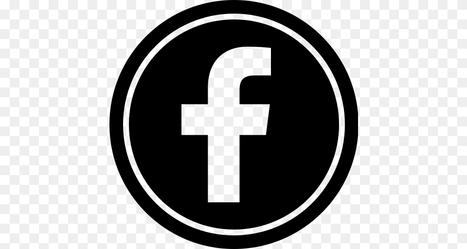 Facebook Social Network Icon, Gray Free Png Download