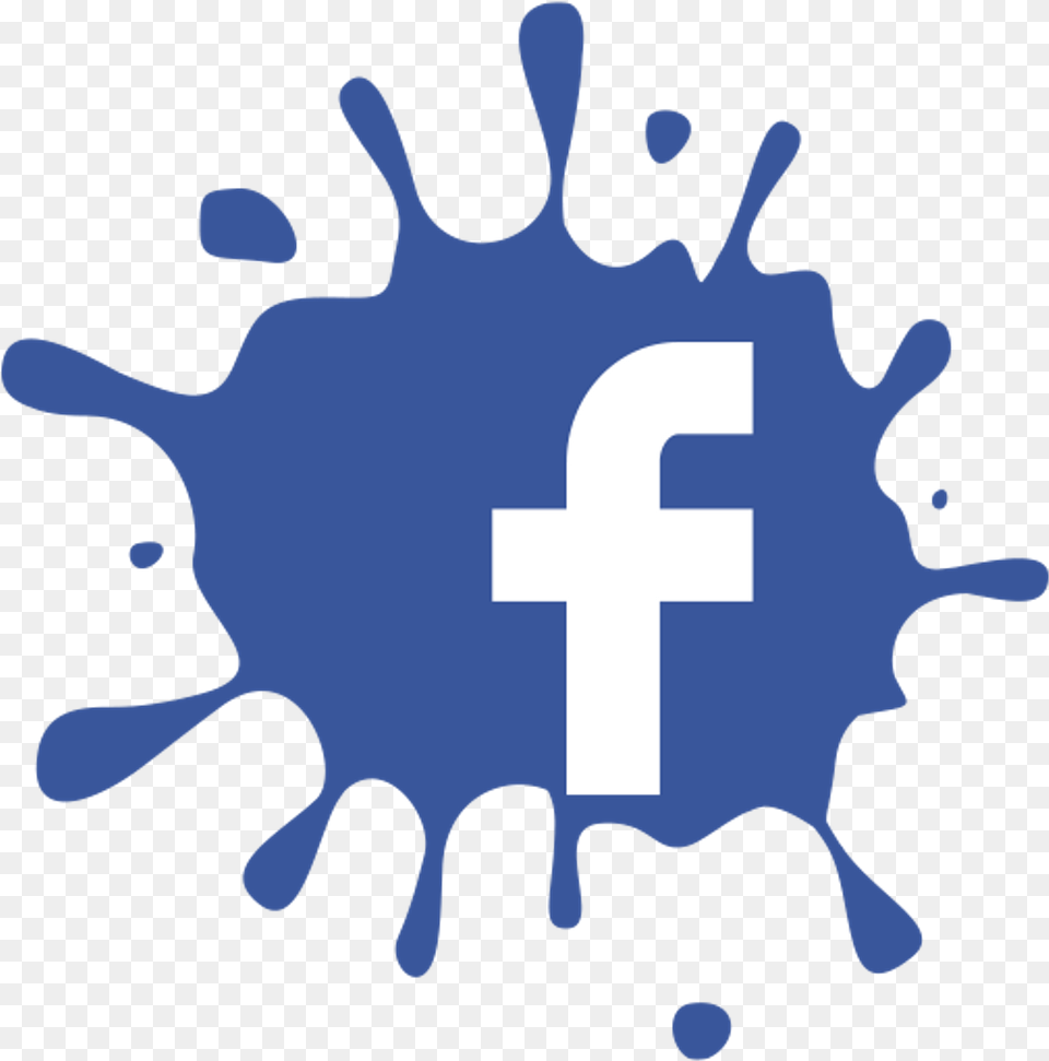 Facebook Splash Redes Sociais Lucianoballack Icone Social Facebook Icon, Beverage, Milk Png Image