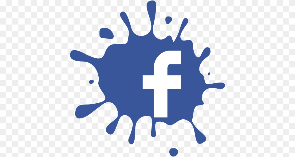 Facebook Splat F Logo Transparent, Beverage, Milk Png