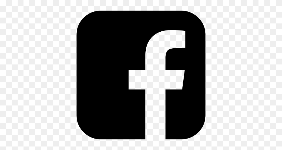 Facebook Square Icon, Gray Png