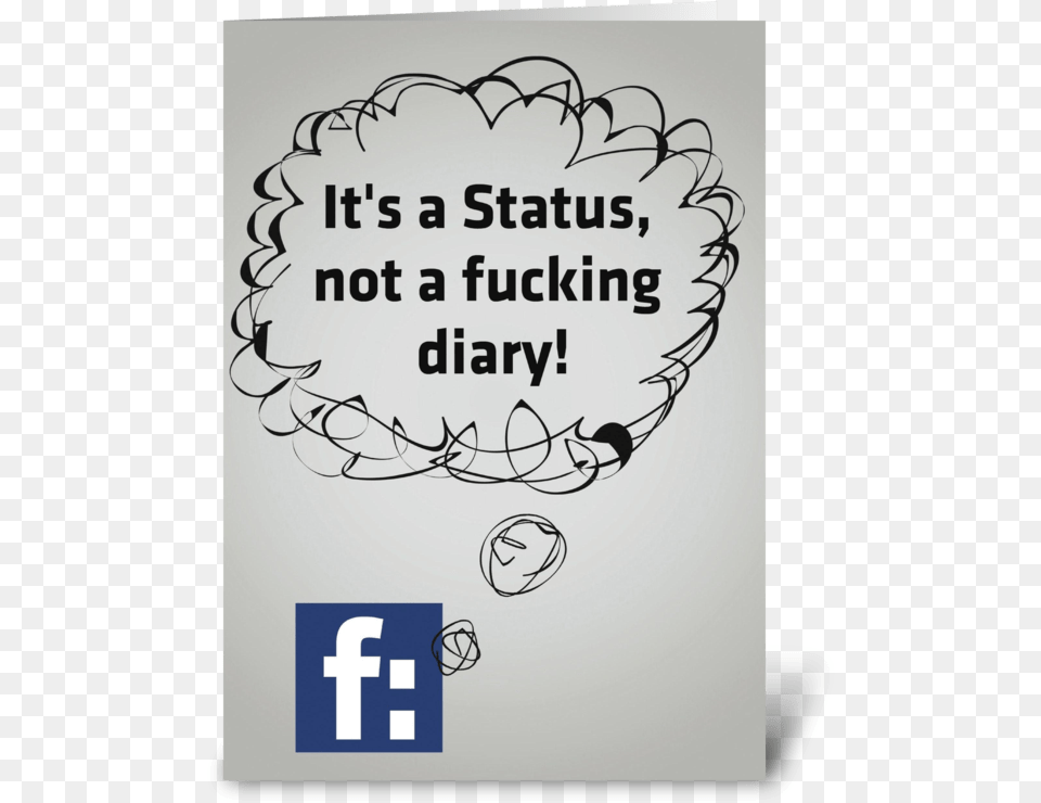 Facebook Status Greeting Card Standard Life Investments, Text, Book, Publication, Handwriting Free Transparent Png