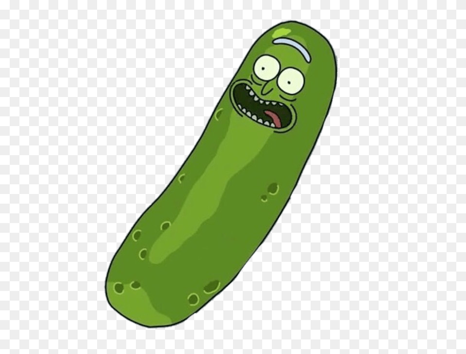 Facebook Stickers Rick And Morty U2014 Corey Booth Art, Cucumber, Food, Plant, Produce Free Png Download