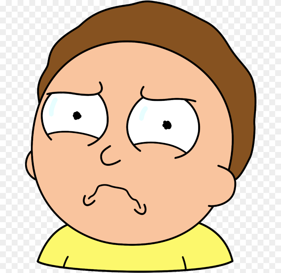 Facebook Stickers Rick And Morty U2014 Corey Booth Art, Head, Person, Face, Baby Free Transparent Png