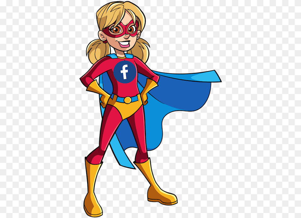 Facebook Superhero, Book, Comics, Publication, Person Png Image