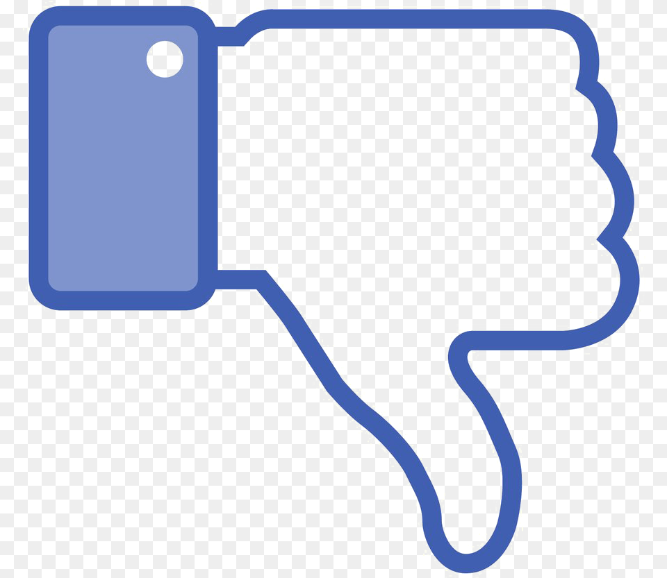 Facebook Thumbs Down Dislike Facebook Cartoon, Accessories, Bag, Handbag, Electronics Free Png Download