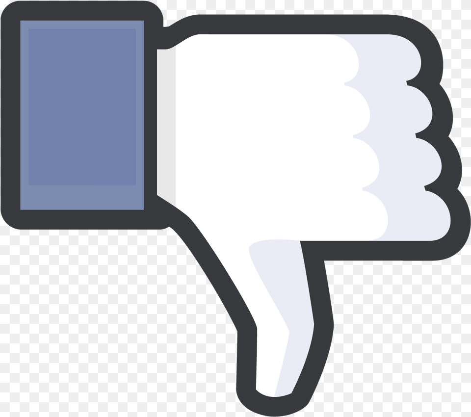 Facebook Thumbs Down Icon Black Outline Facebook Like Down, Clothing, Glove, Light Png