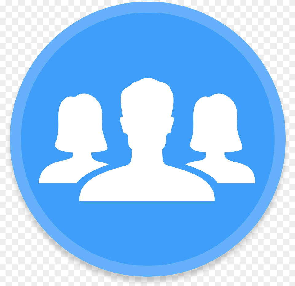 Facebook Transparente Group Icon Circle, Adult, Logo, Male, Man Png
