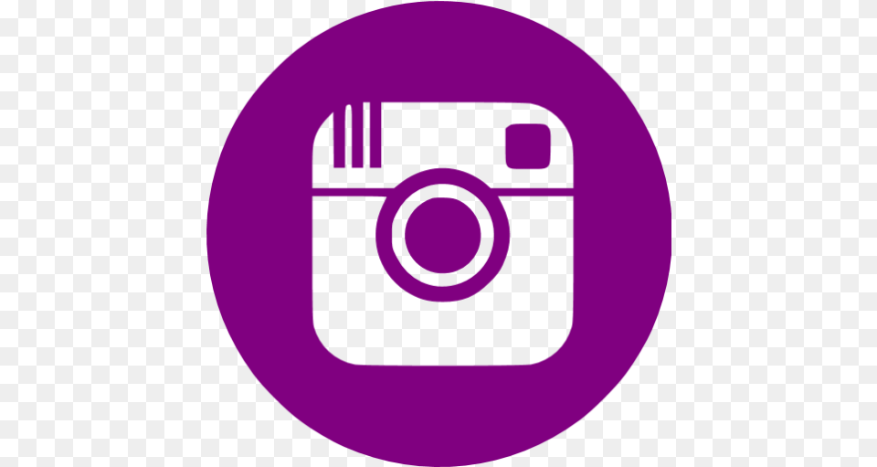 Facebook Twitter Instagram Icons Purple Instagram Logo, Electronics, Disk, Photography, Camera Free Png