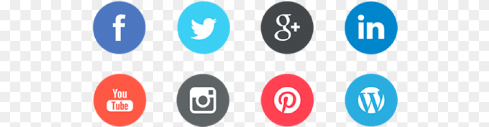 Facebook Twitter Instagram Youtube Icons Transparent Social Media Icons, Symbol, Text, Number Png