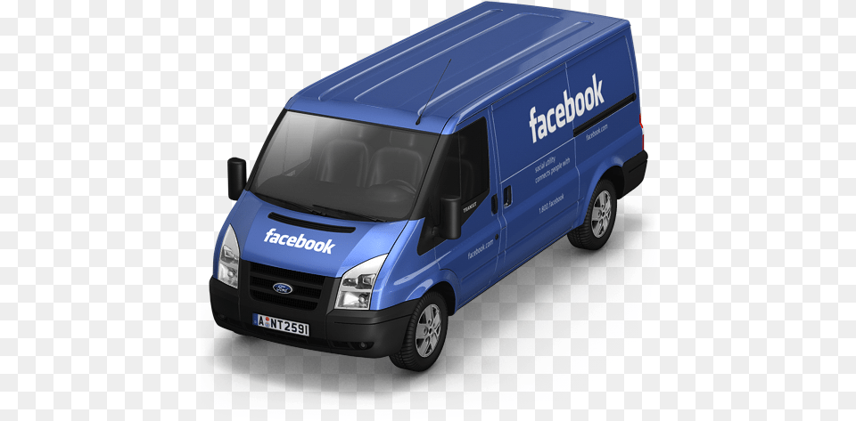Facebook Van Front Icon Facebook Social Juliefaith, Moving Van, Transportation, Vehicle, License Plate Png Image