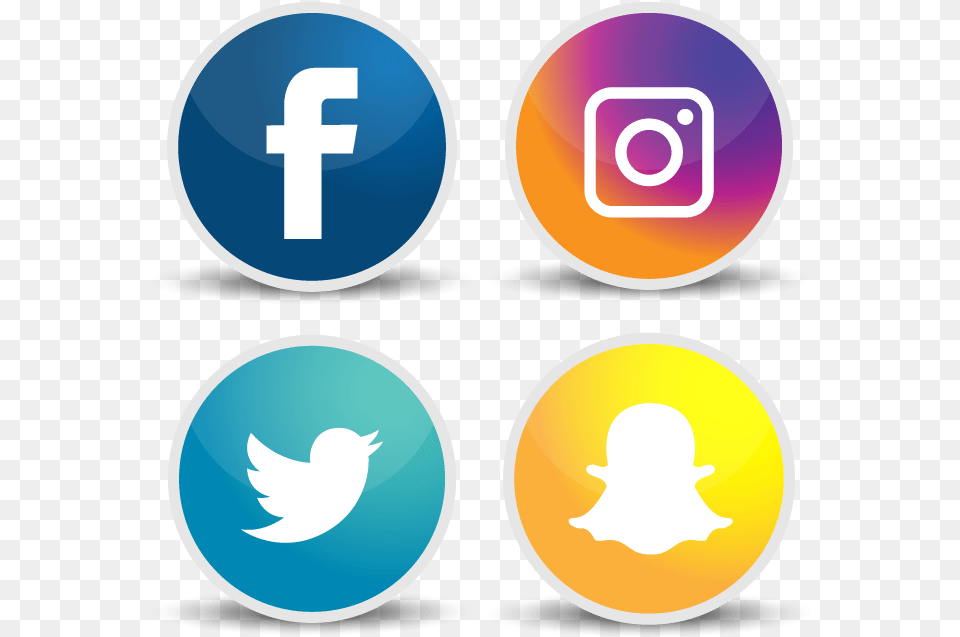 Facebook Whatsapp Instagram Background Social Media Logos, Symbol, Sign Free Transparent Png