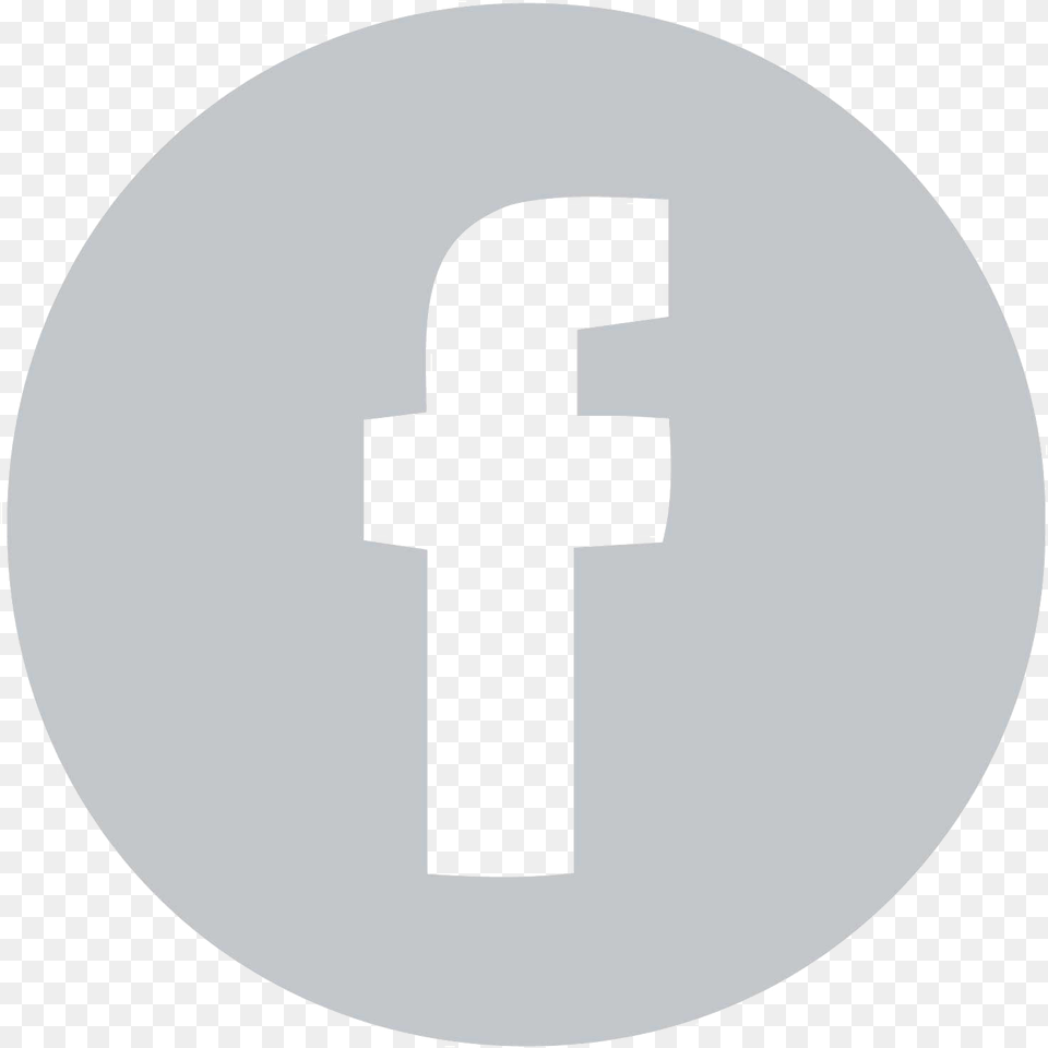 Facebook White Facebook Logo Grey, Cutlery, Cross, Symbol, First Aid Free Transparent Png