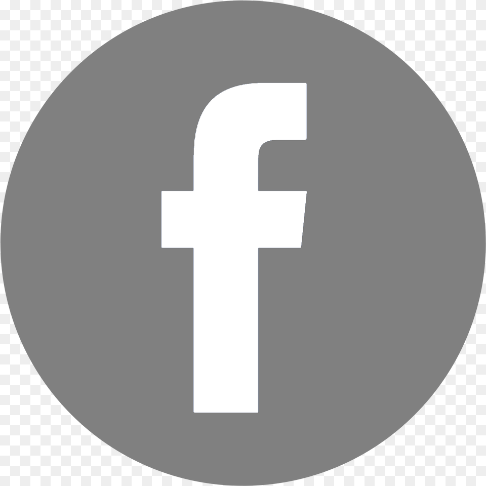 Facebook White Vector Logo Transparent Background Facebook Logo Grey, Cross, Symbol, Text, Number Png Image