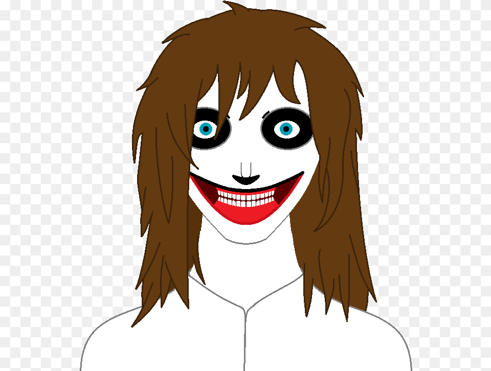 Facehaircartoonfacial Characteranimationlong Hairstyleno Jeff The Killer Transparent, Adult, Person, Woman, Female Png