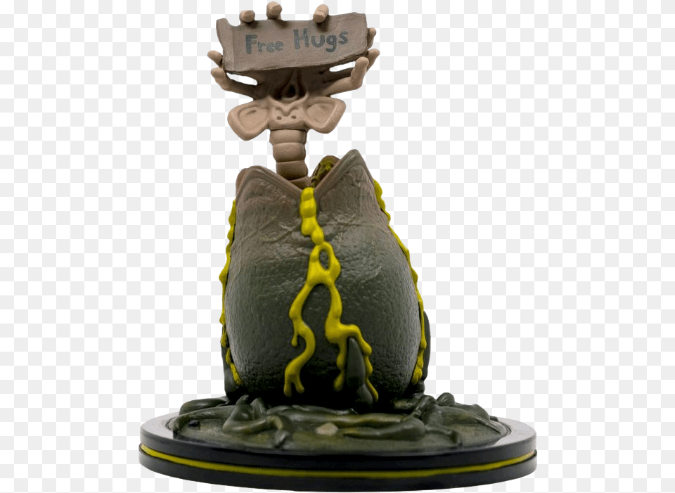 Facehugger Q Fig Diorama 4 Vinyl Figure Figurine Q Fig, Birthday Cake, Cake, Cream, Dessert Png Image